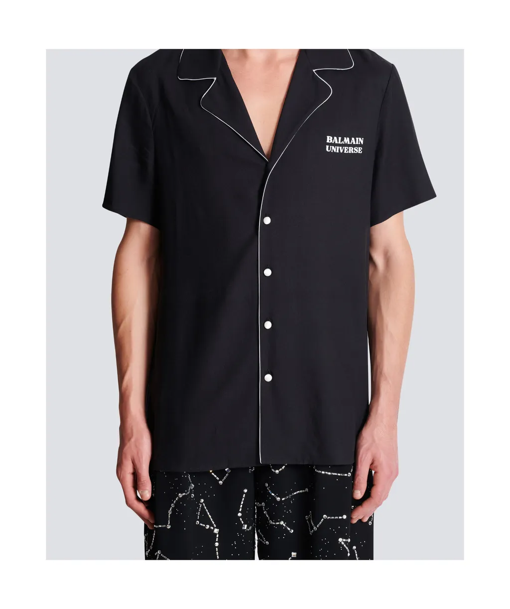9 Planets Print Pyjama Shirt