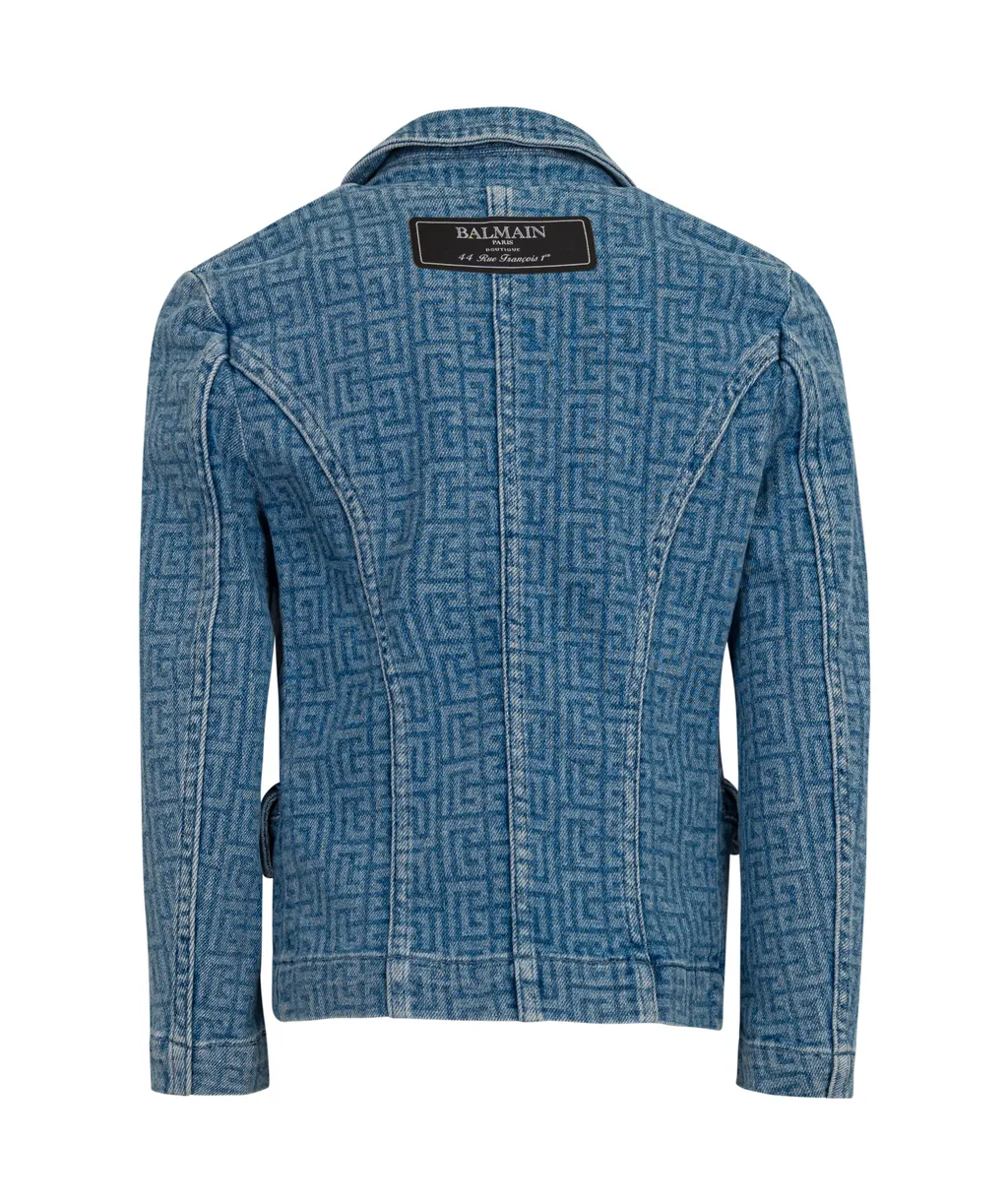 Logo Monogram Denim Jacket