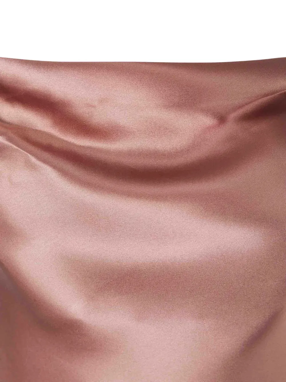 Cowl-Neck Satin Top