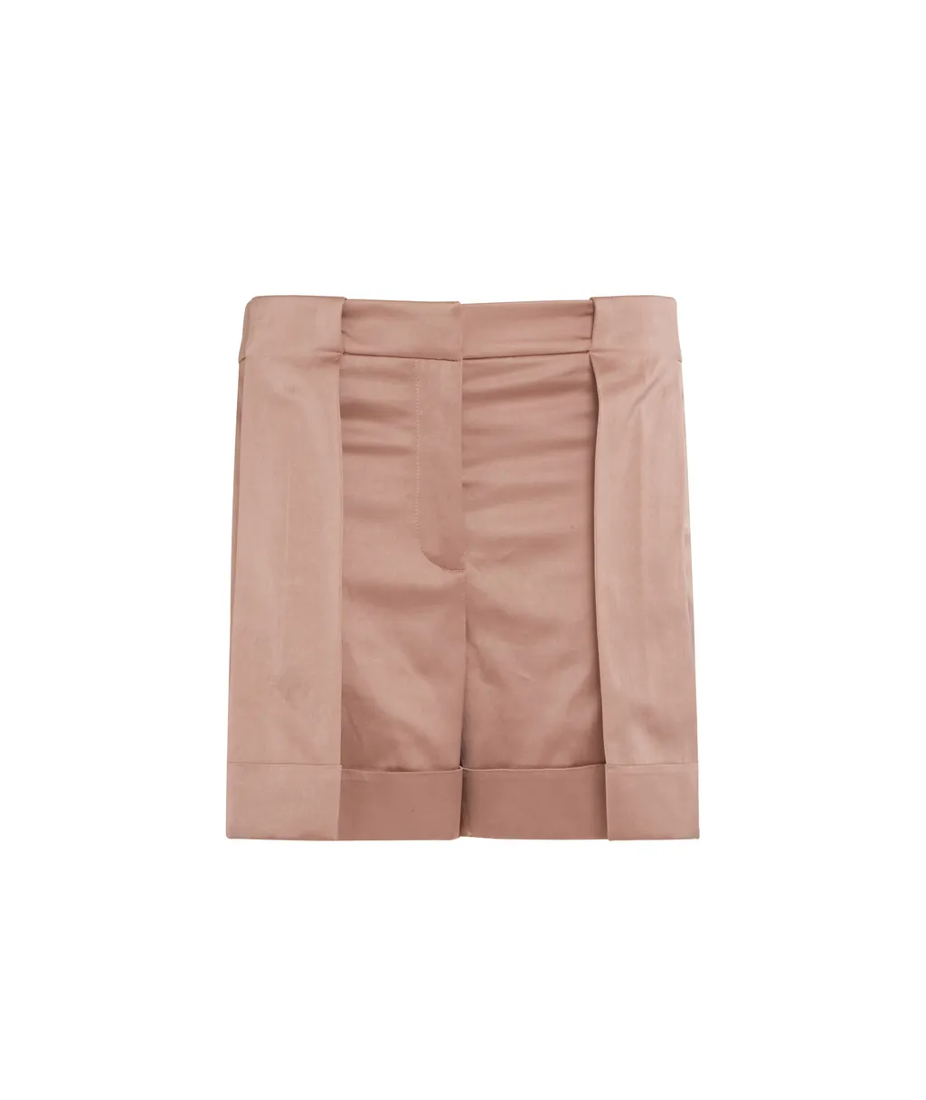 Satin Plank Bermuda Shorts