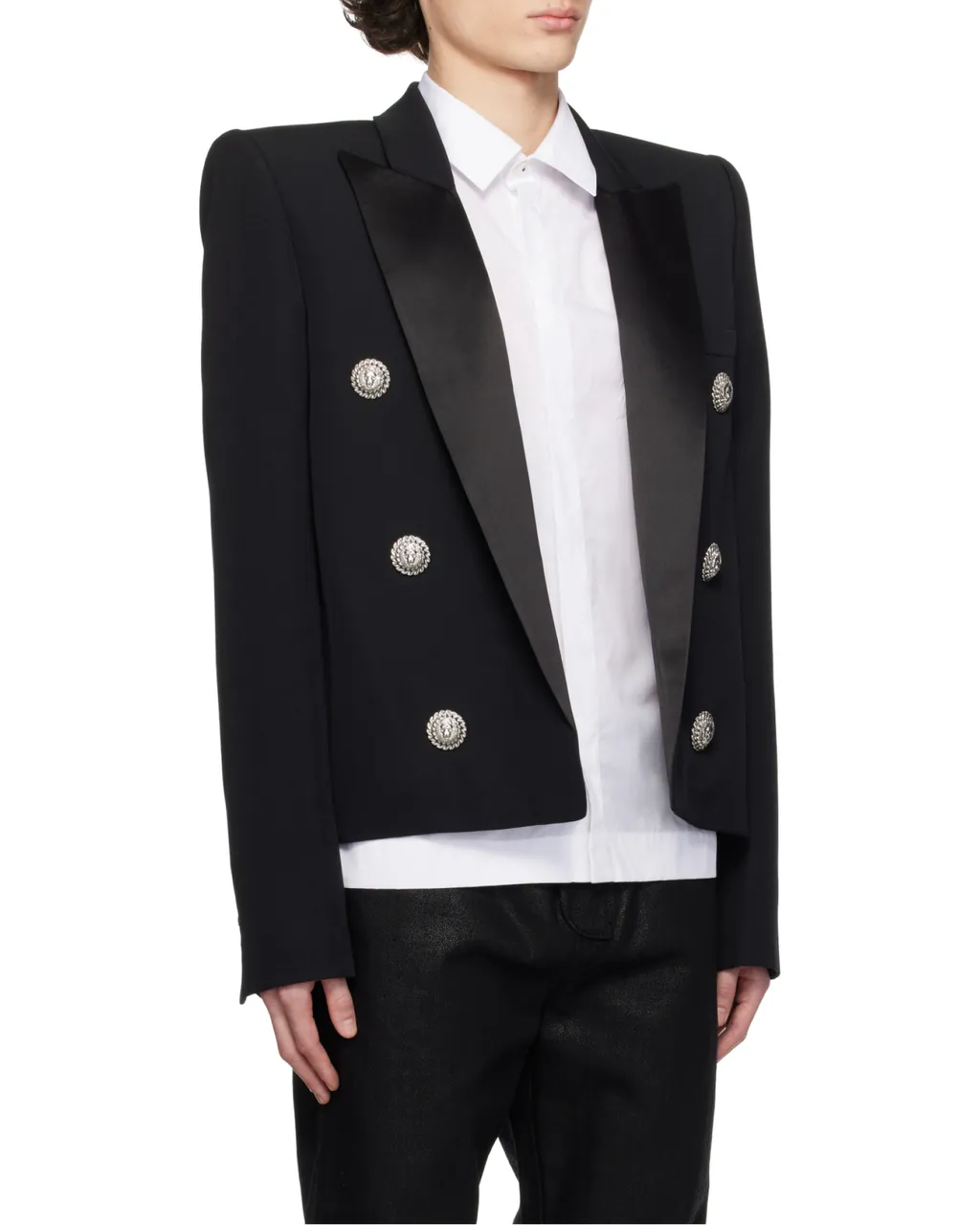 Button Embellished Tailored Jacket