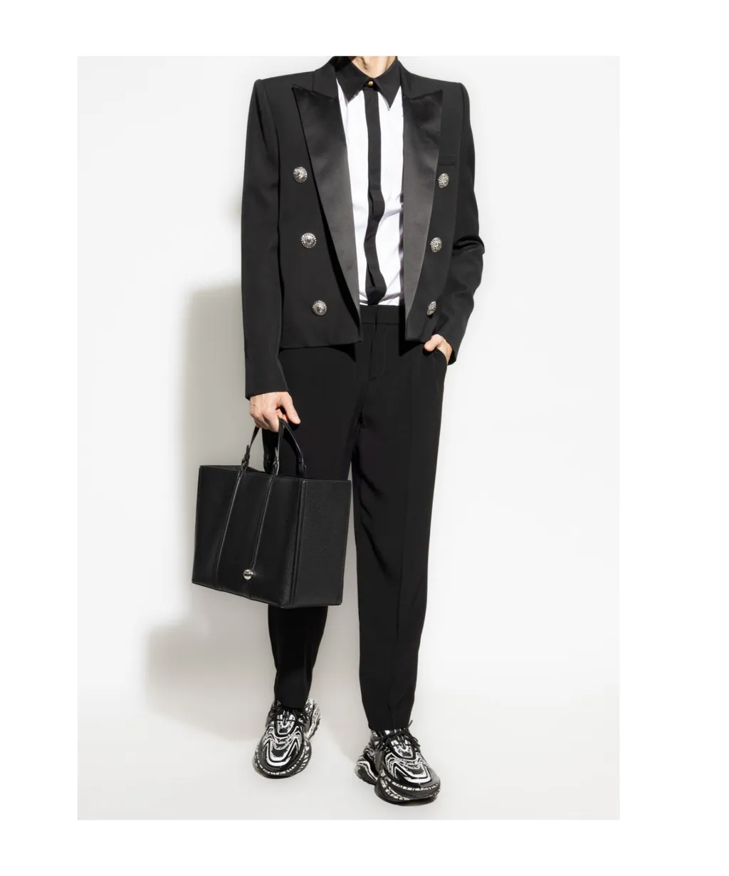 Button Embellished Tailored Jacket