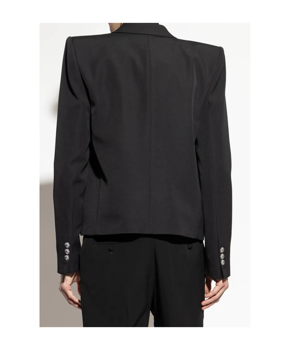 Button Embellished Tailored Jacket