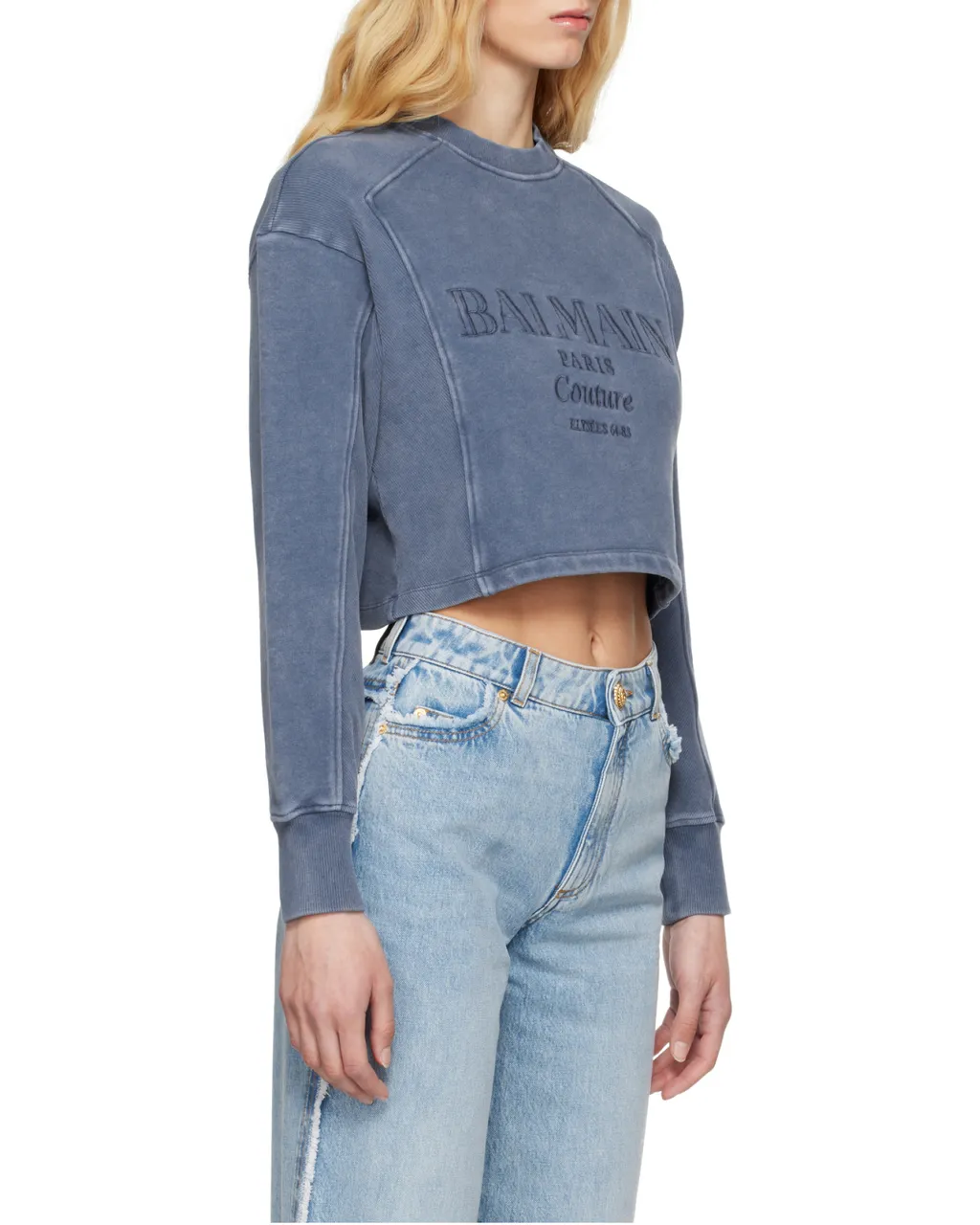 Couture Embroidered Sweatshirt
