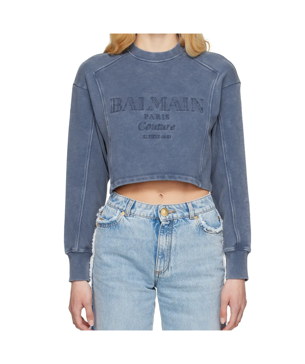 Couture Embroidered Sweatshirt