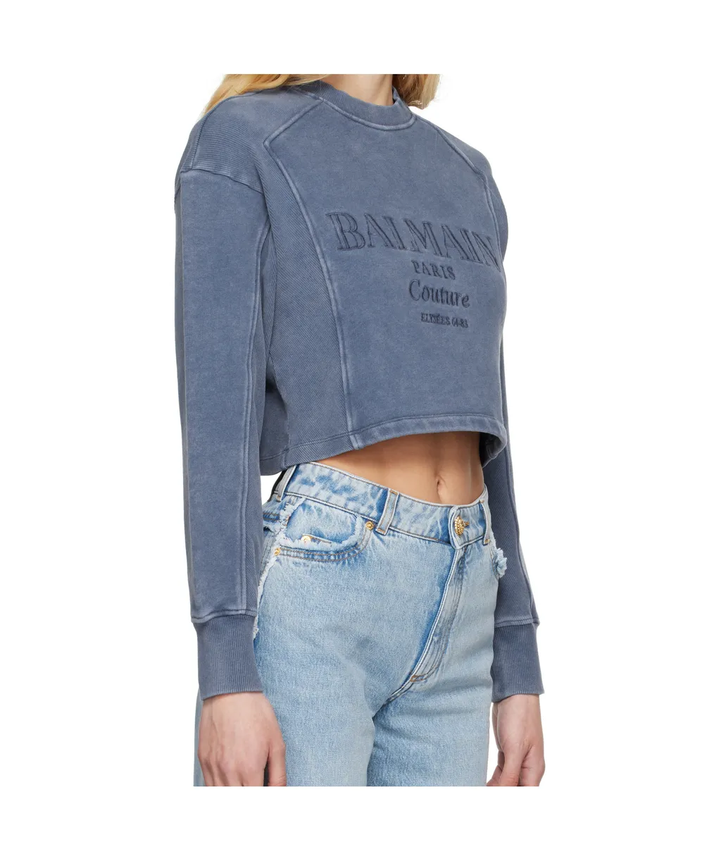 Couture Embroidered Sweatshirt