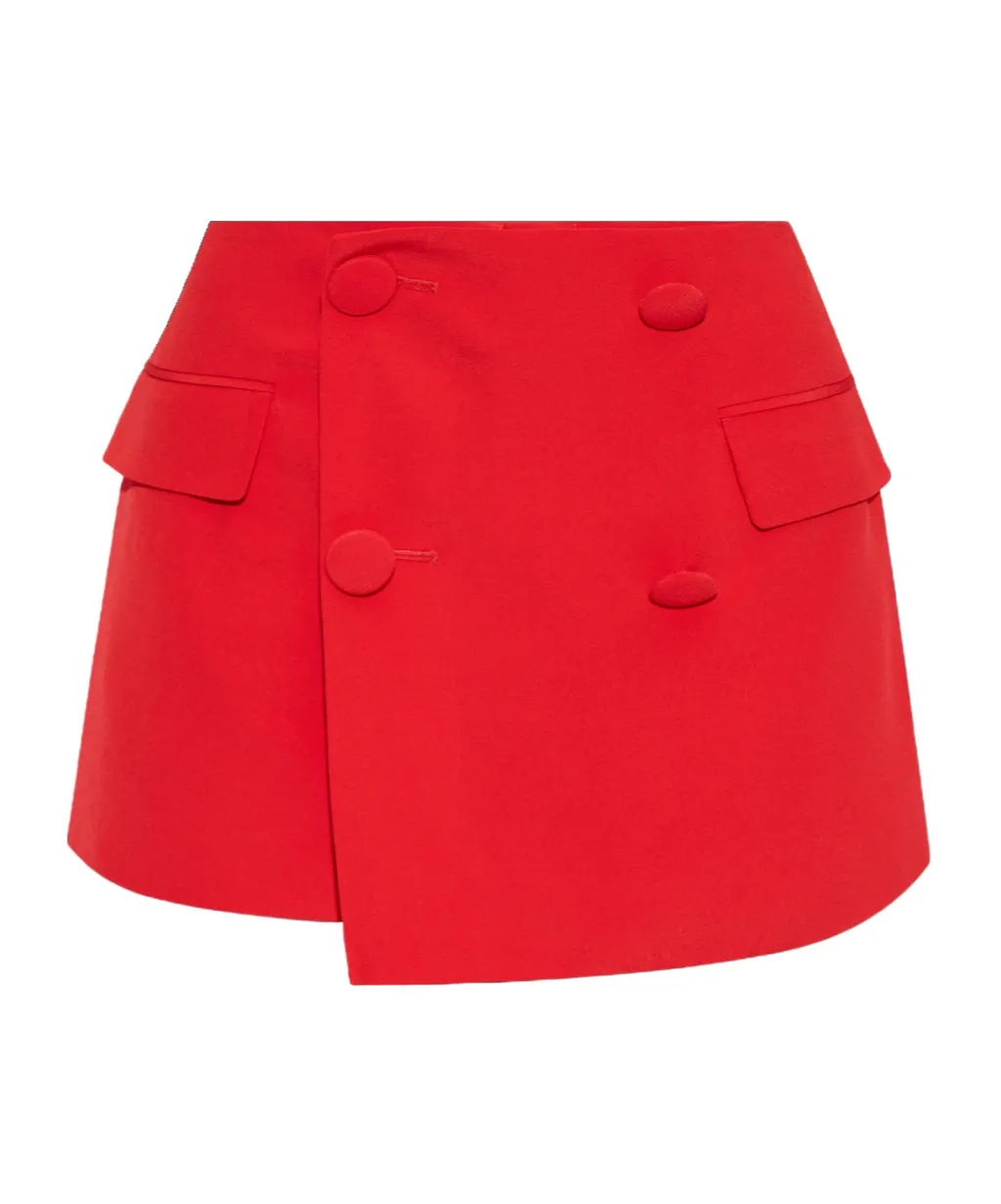 A-Line Tailored Mini Skirt
