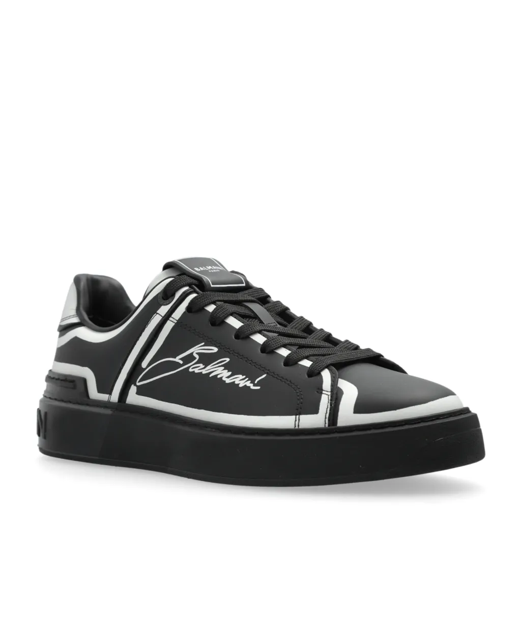 B-Court Lace-Up Sneakers