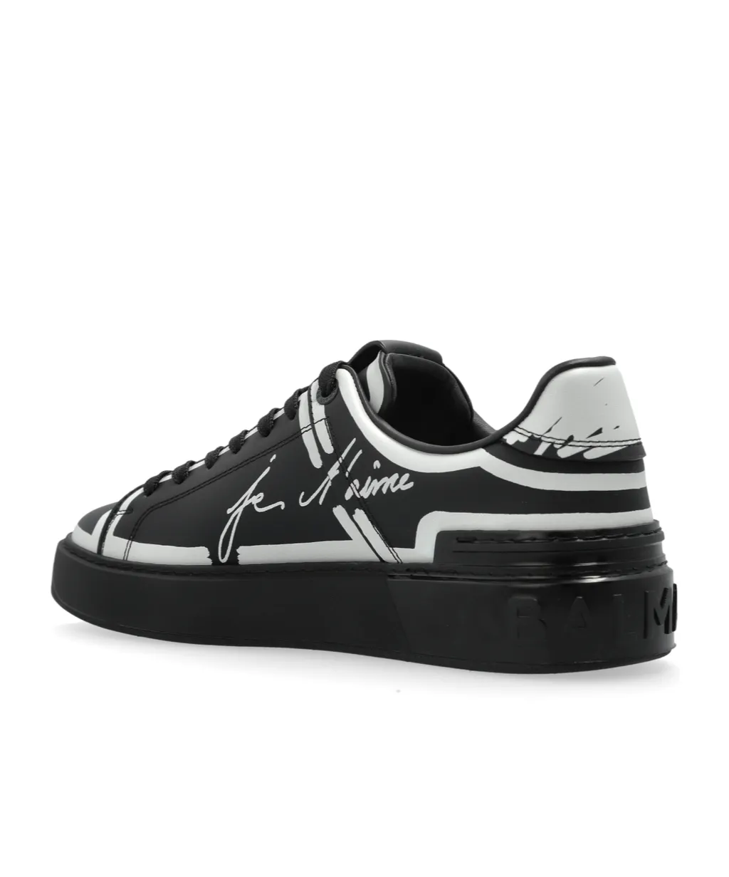 B-Court Lace-Up Sneakers
