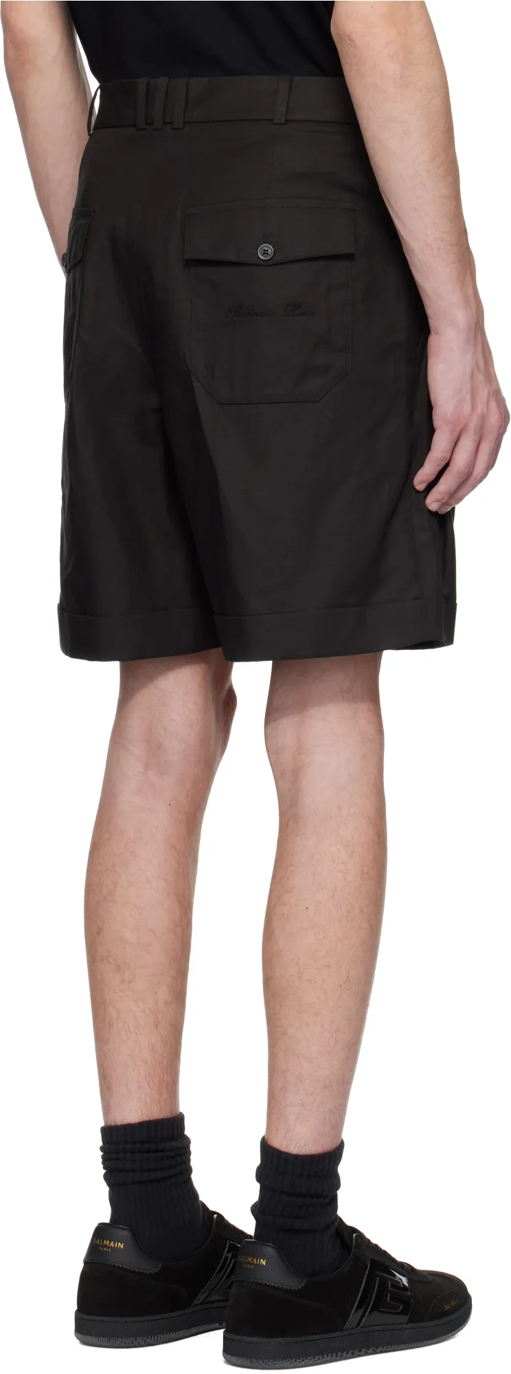 High Waist Pleated Shorts