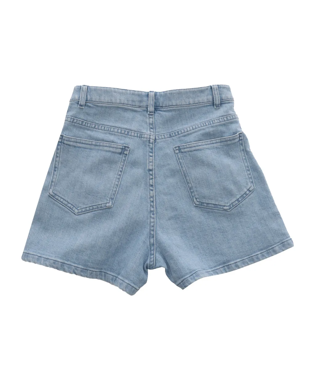 Button-Detailed Shorts