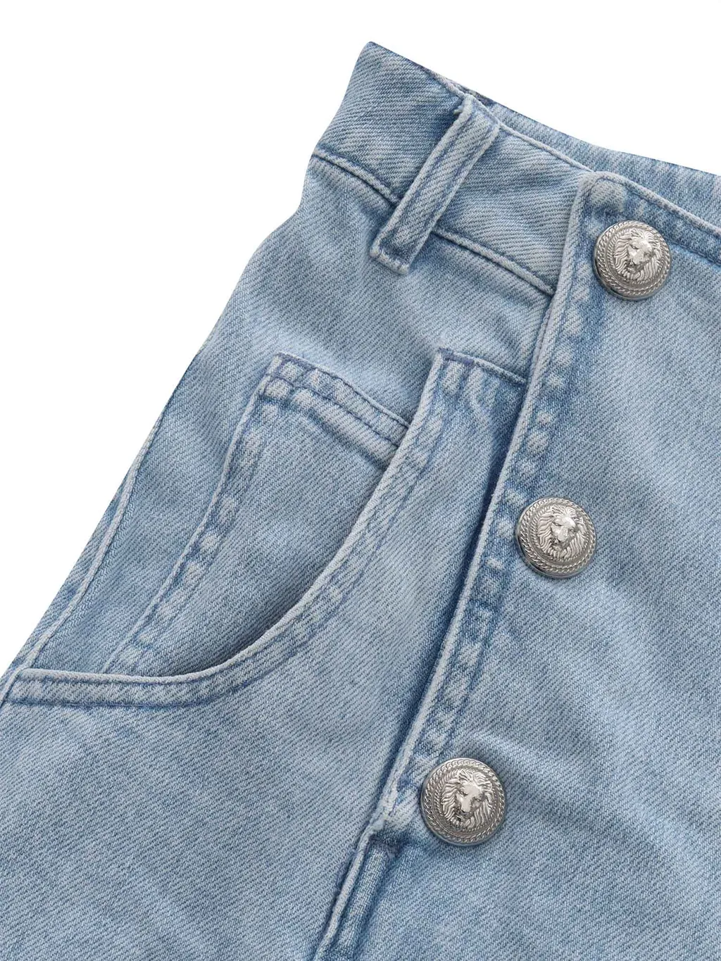 Button-Detailed Shorts