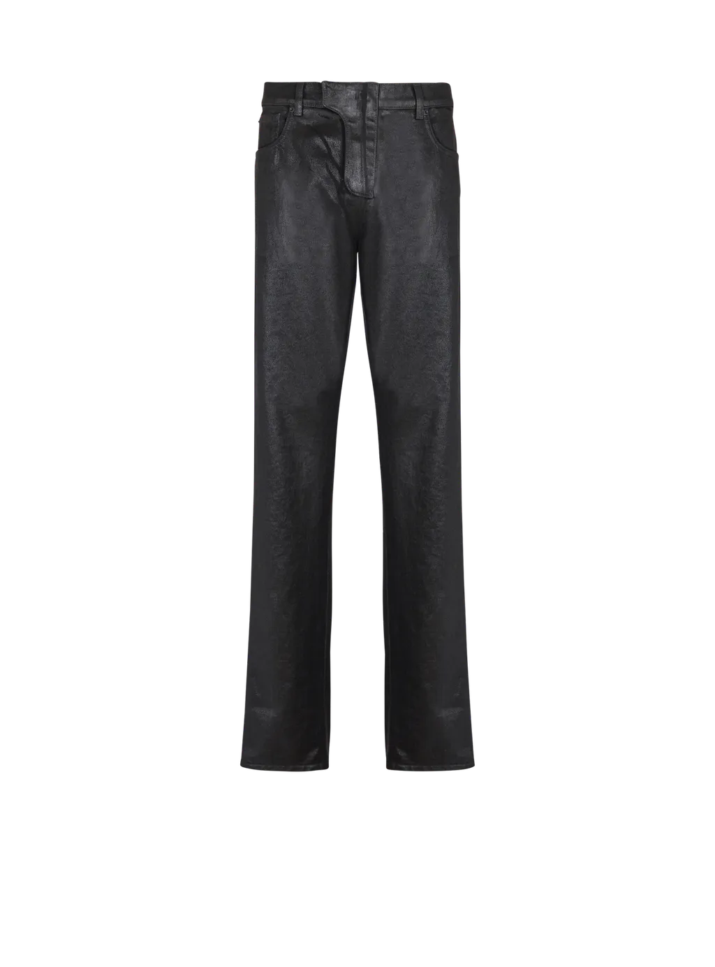 Logo Patch Straight Leg Trousers