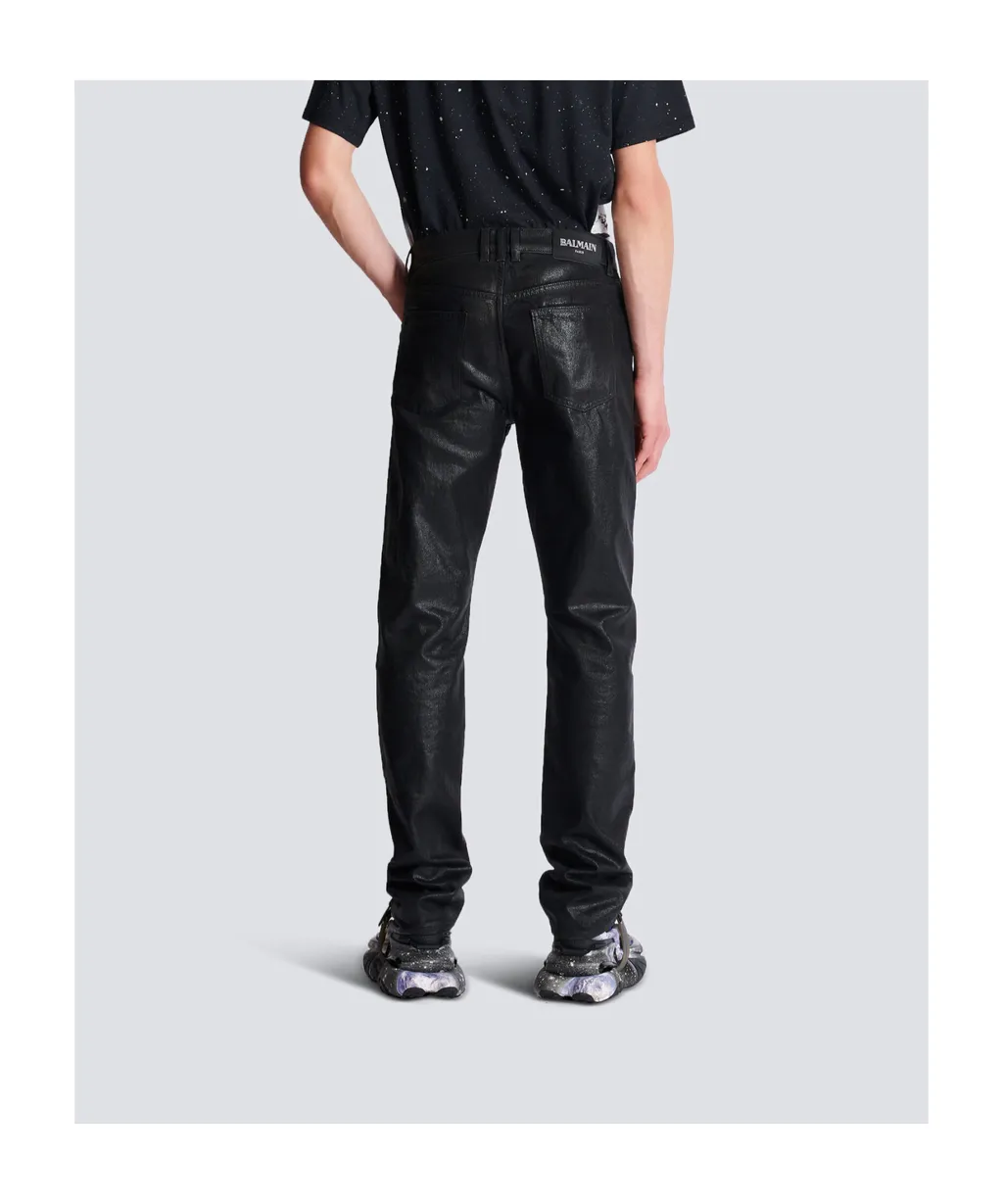 Logo Patch Straight Leg Trousers