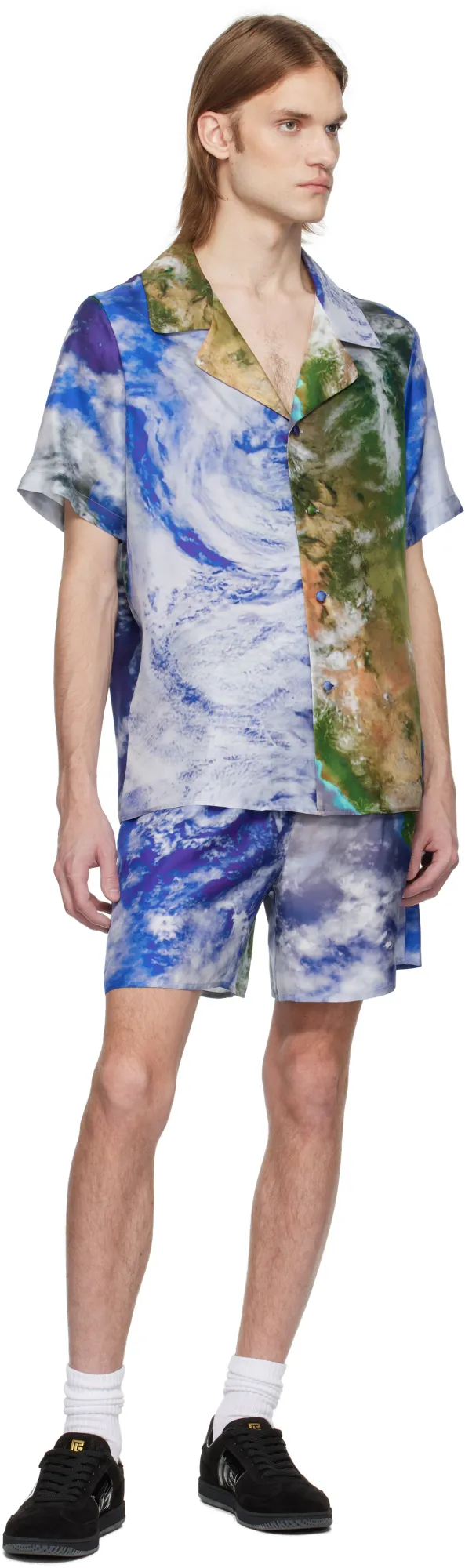 Earth Print Pyjama Shirt