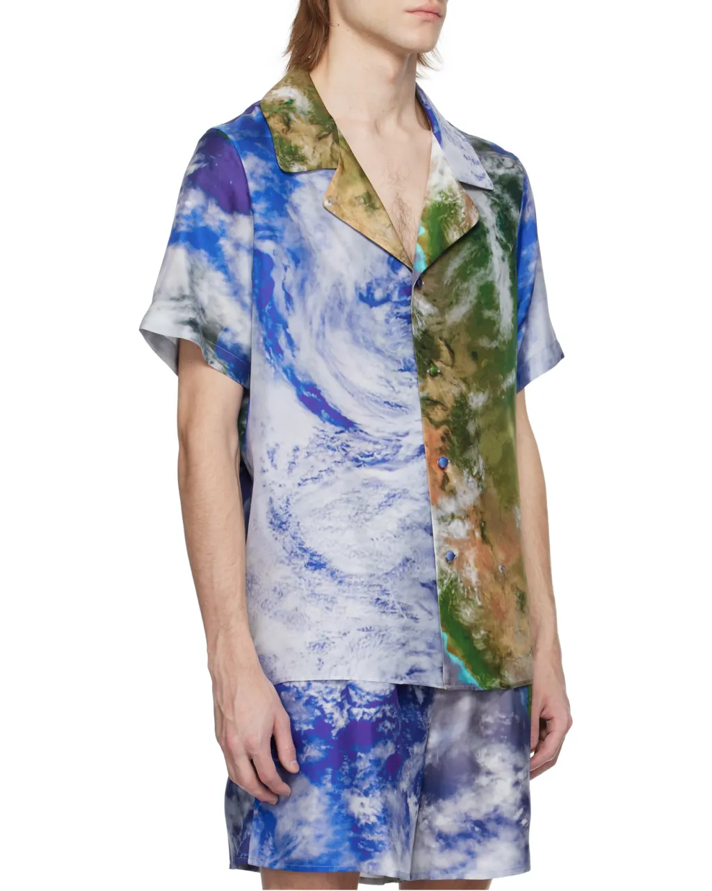 Earth Print Pyjama Shirt