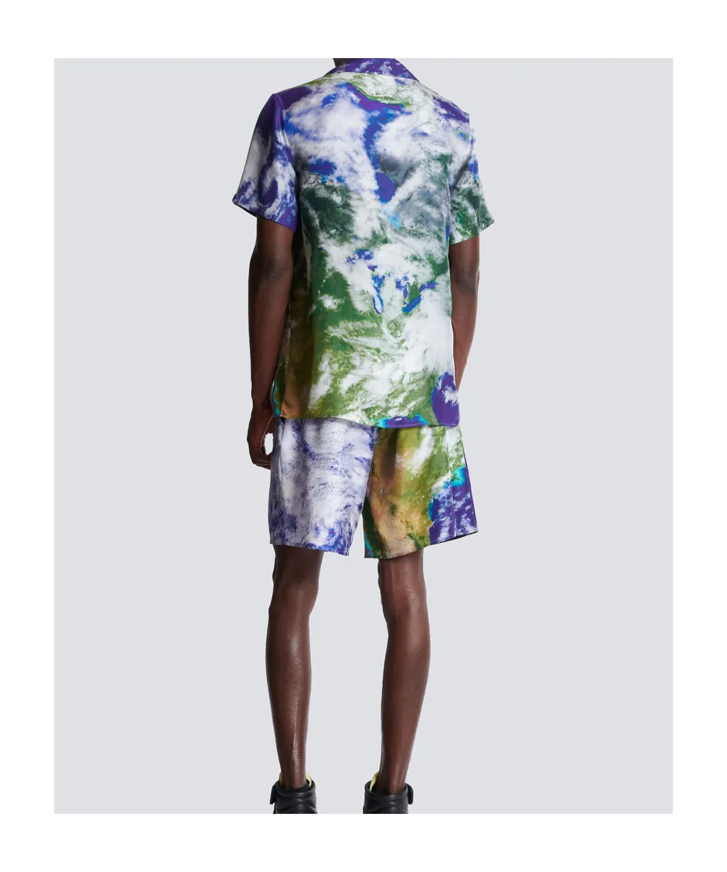 Earth Print Pyjama Shirt