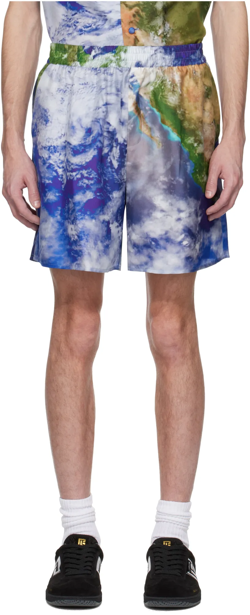 Earth Printed Shorts