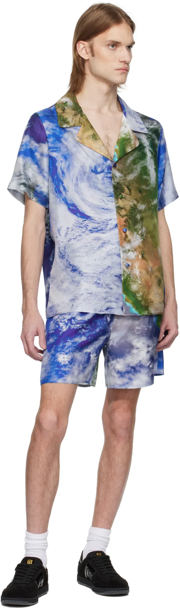 Earth Printed Shorts