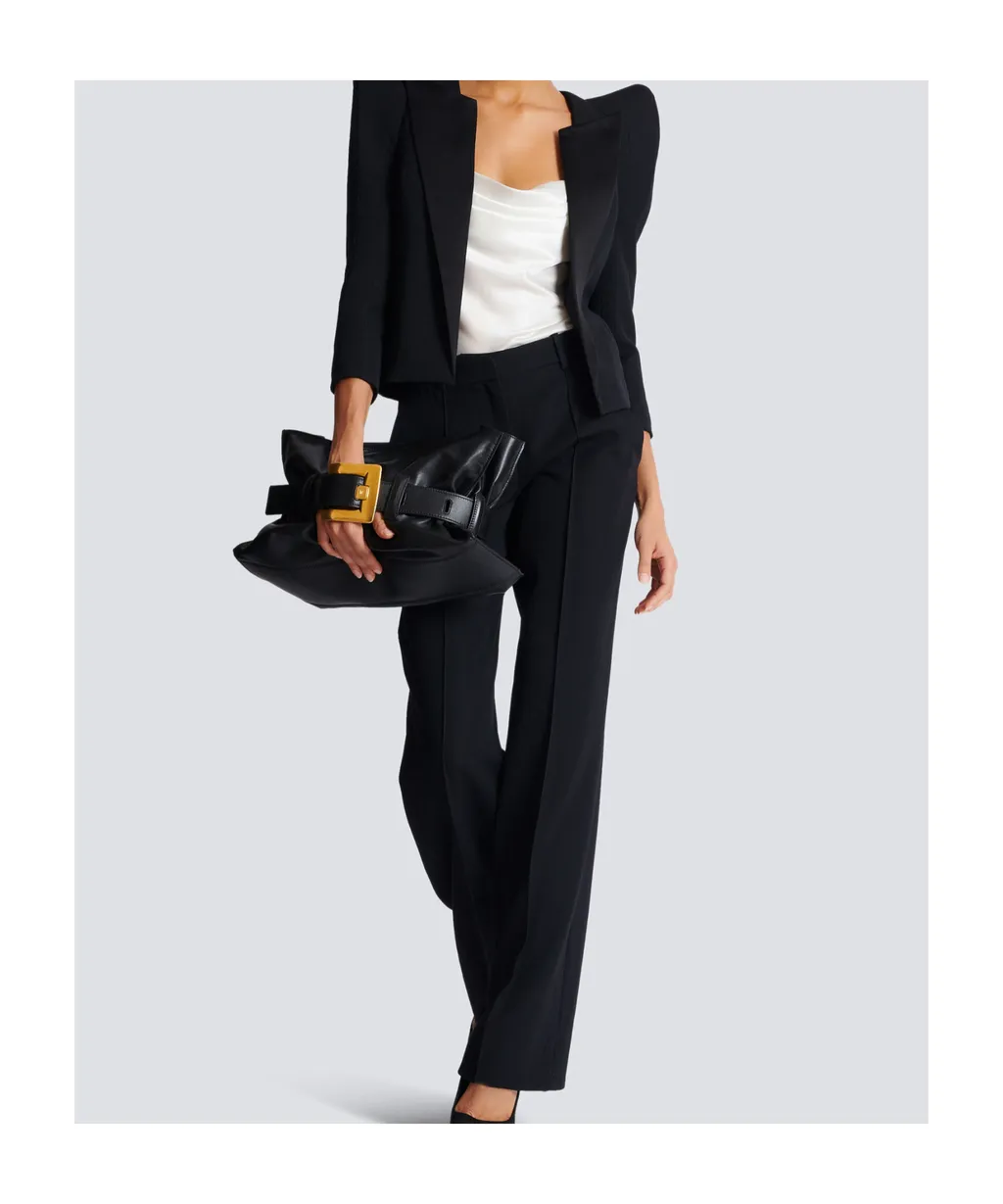 Draped Satin Top