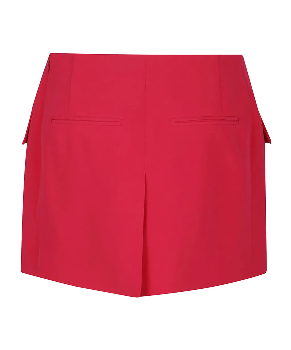 Wrap-Design Mini Skirt