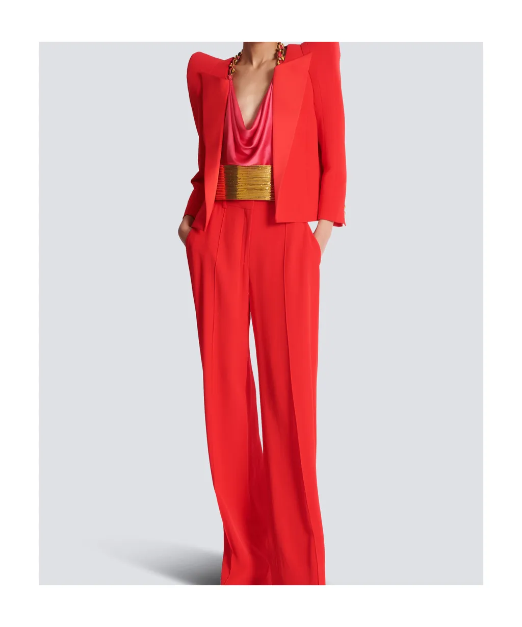 Draped Silk Halterneck Top