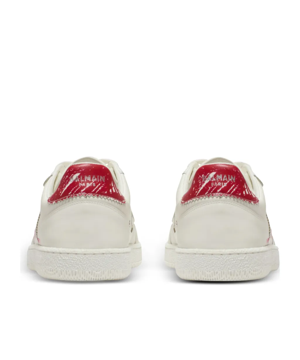 Balmain Swan Lipstick Trainers
