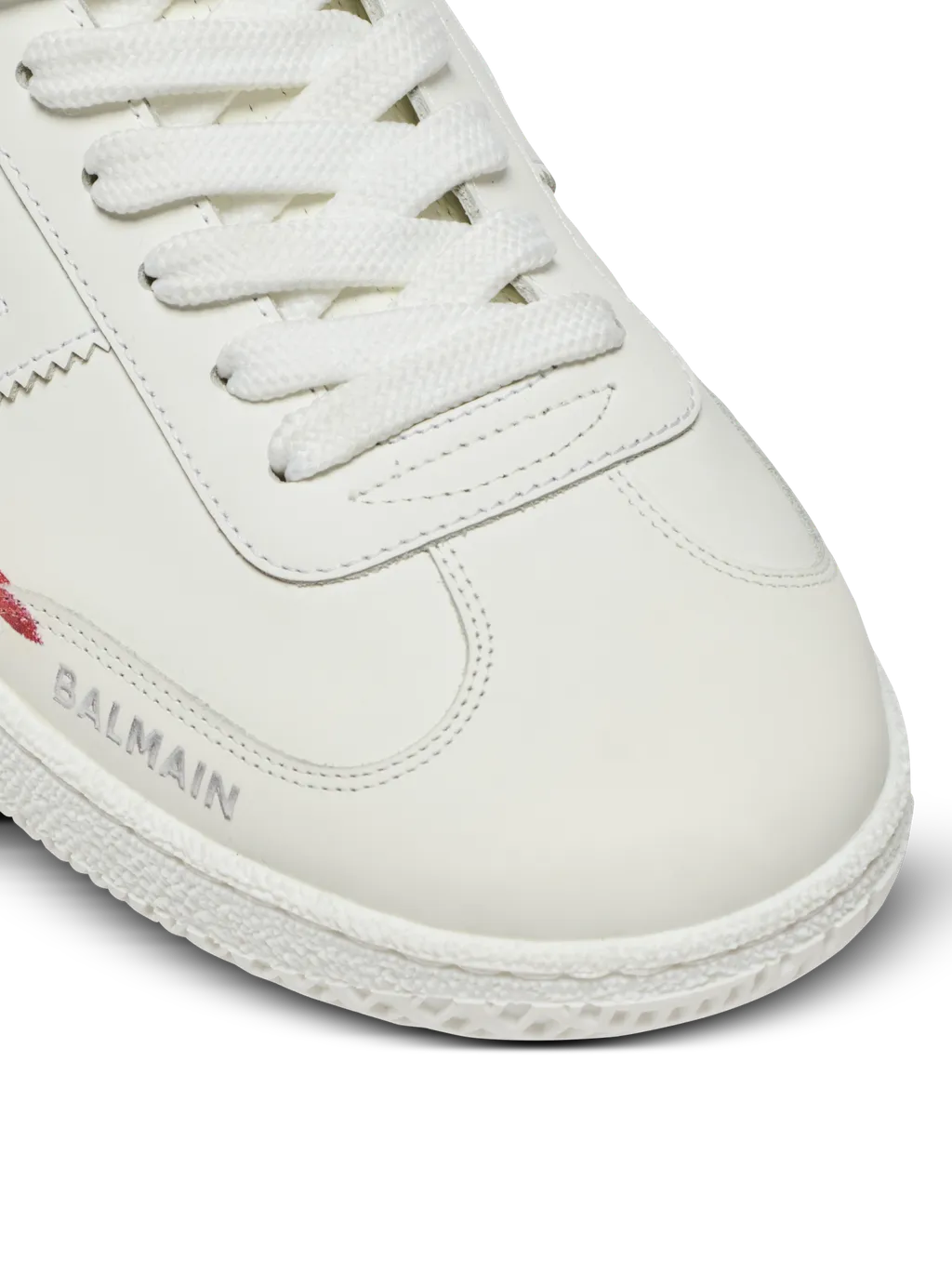 Balmain Swan Lipstick Trainers