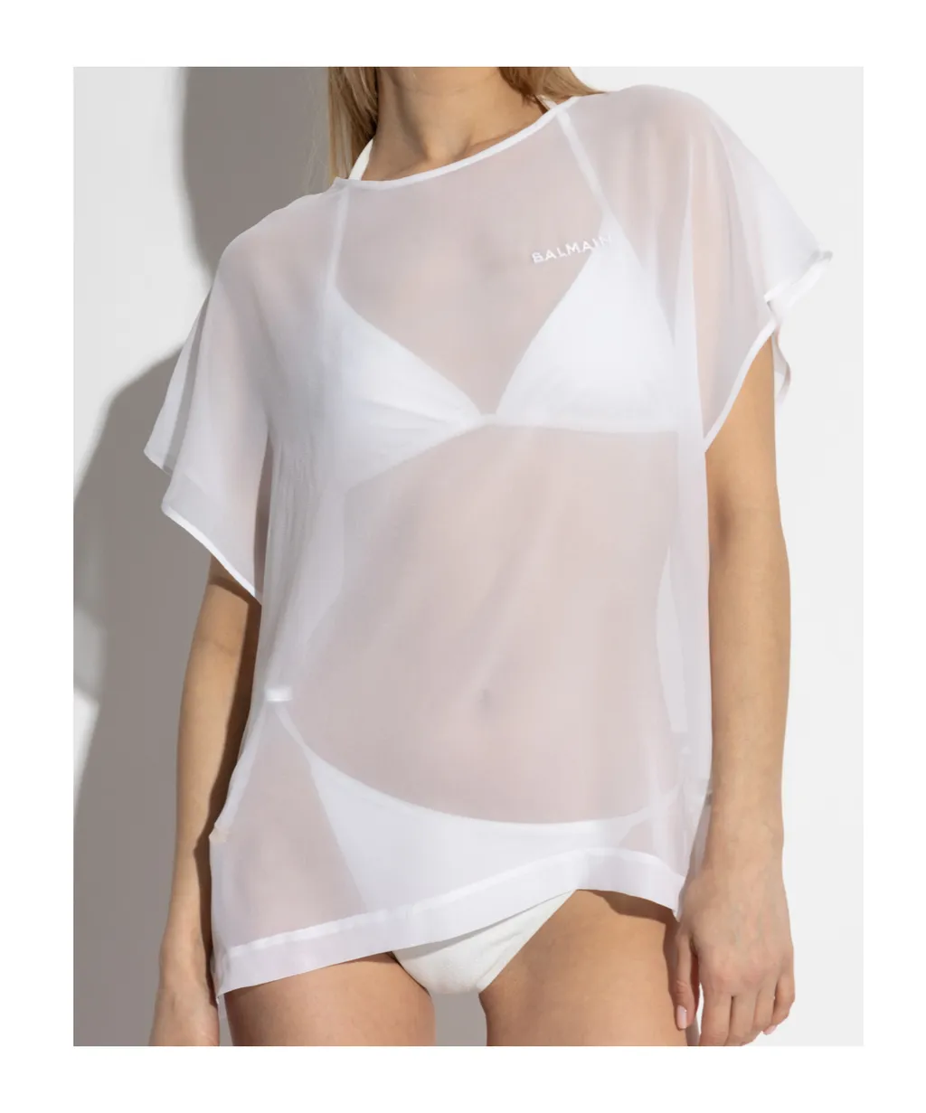 Transparent Beach Cover-Up