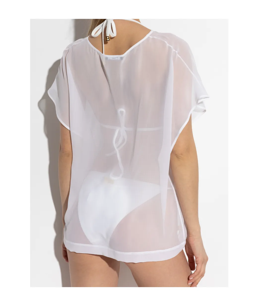 Transparent Beach Cover-Up