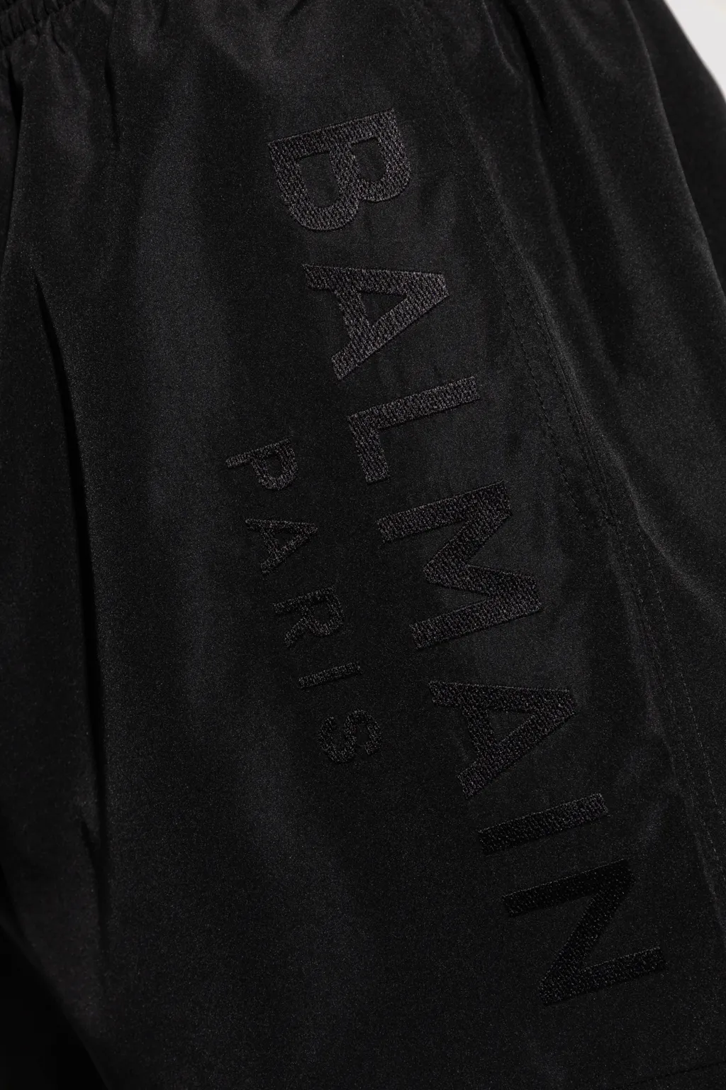 Logo-Appliqué Swim Shorts