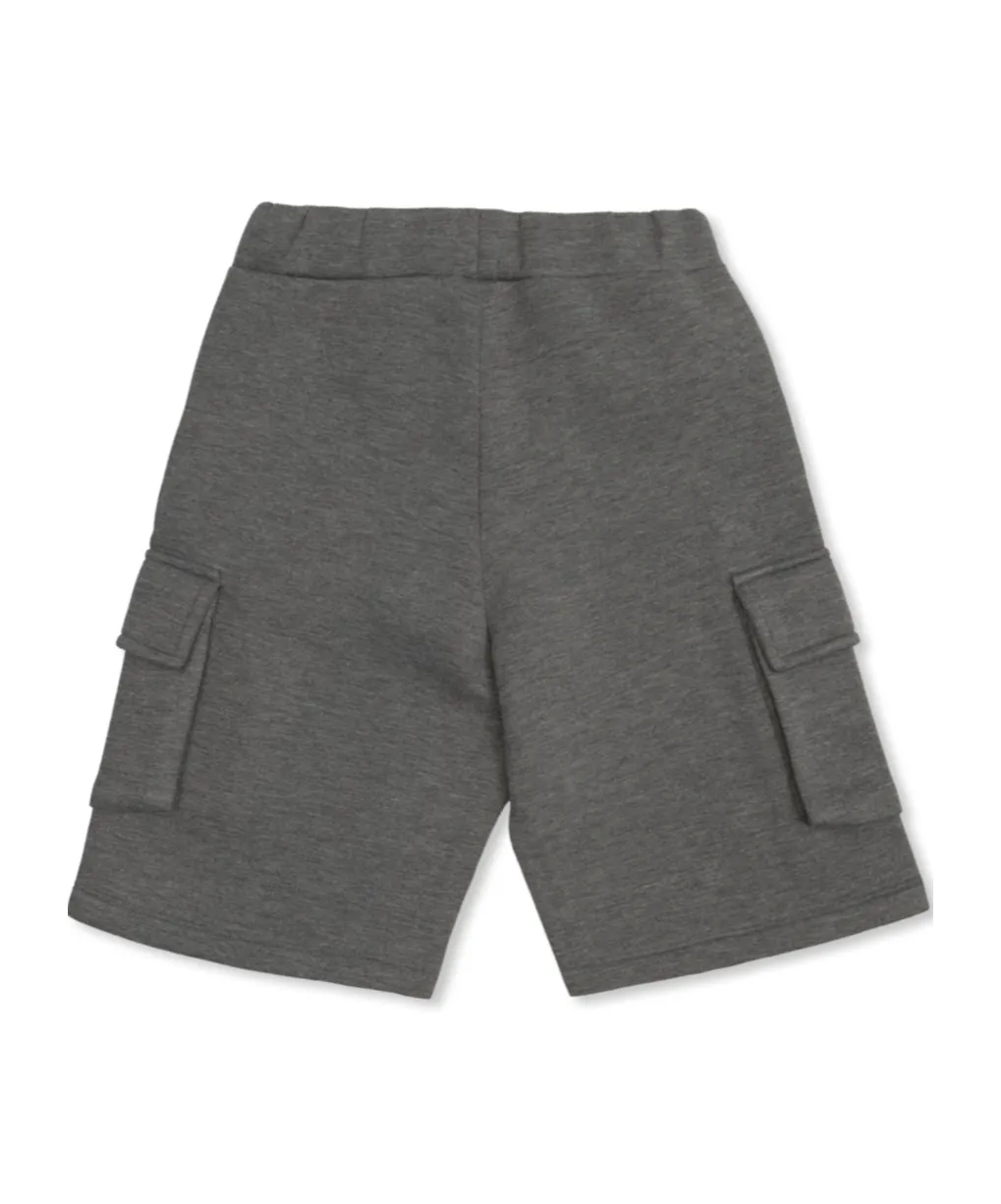 Logo Printed High Waist Shorts