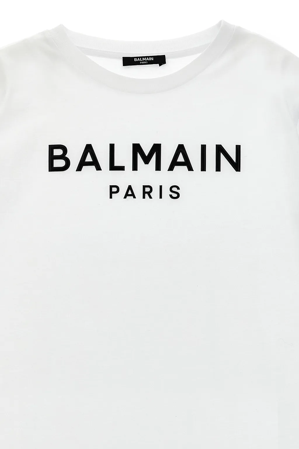 Logo Appliqué Crewneck Straight Hem Dress