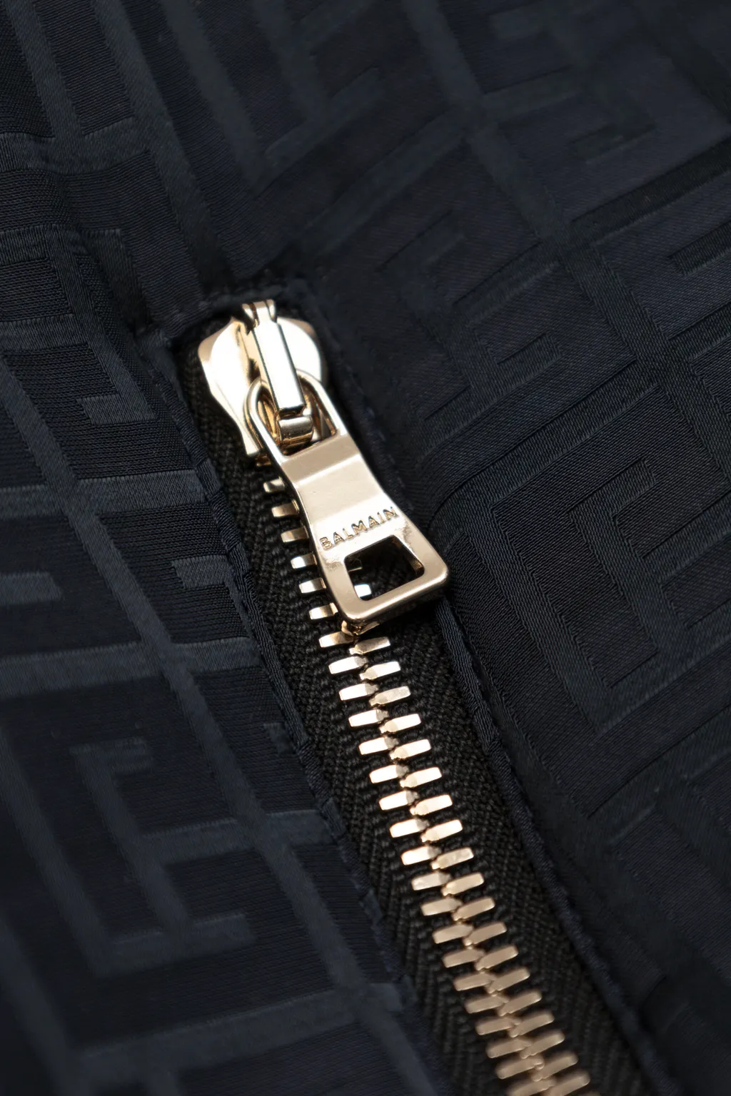 Zip-Up Logo Patch Bomber Jacket