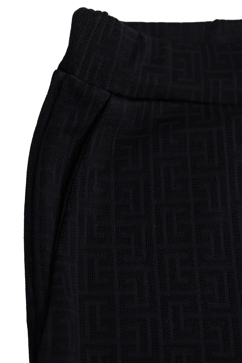 Monogram Jacquard Flared Trousers