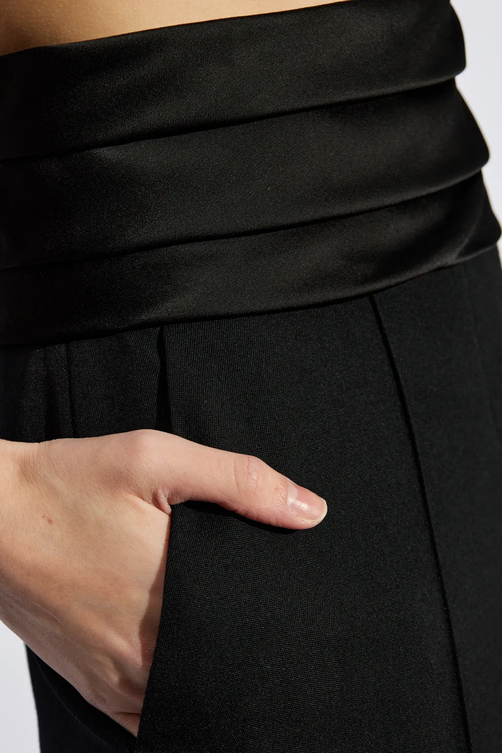 Satin Tailored Pants