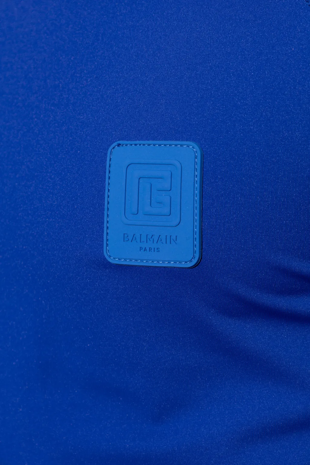Logo-Appliqué Swimming T-Shirt