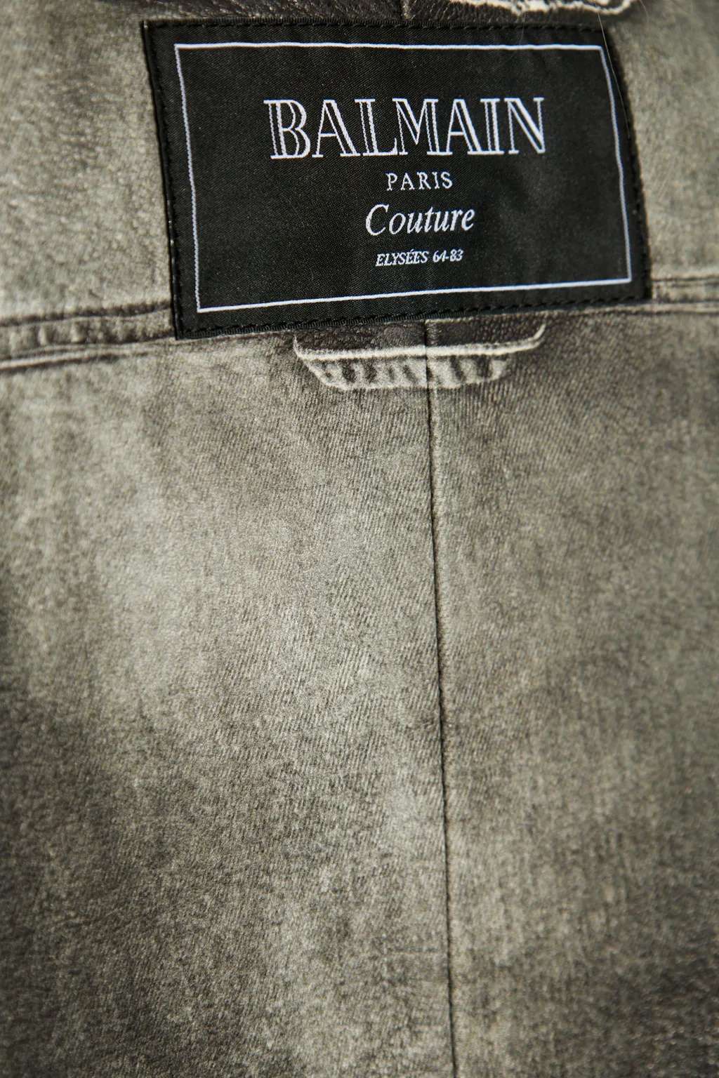 Cropped Leather Jacket
