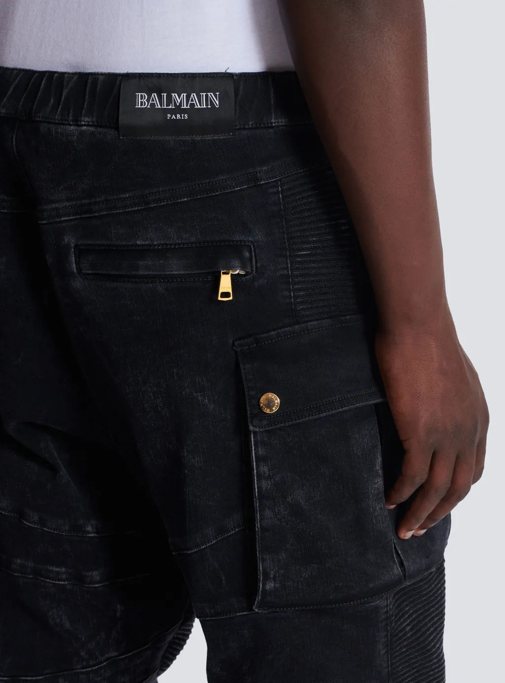 Denim Cargo Jeans