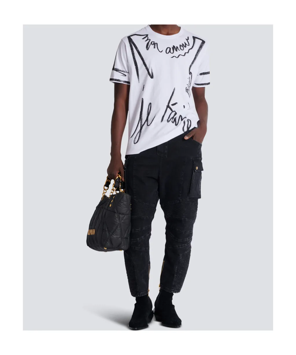 Denim Cargo Jeans