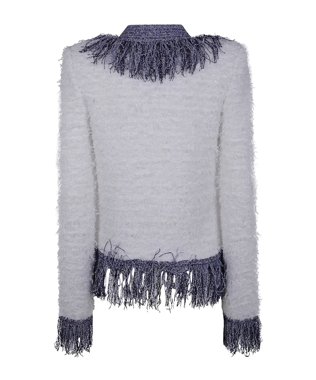 Fringed Cardigan