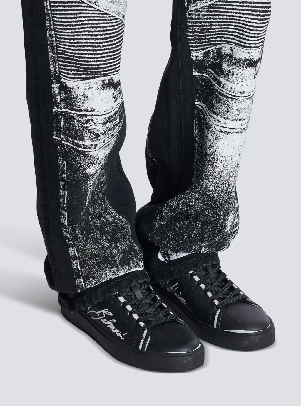B-Court Lace-Up Sneakers