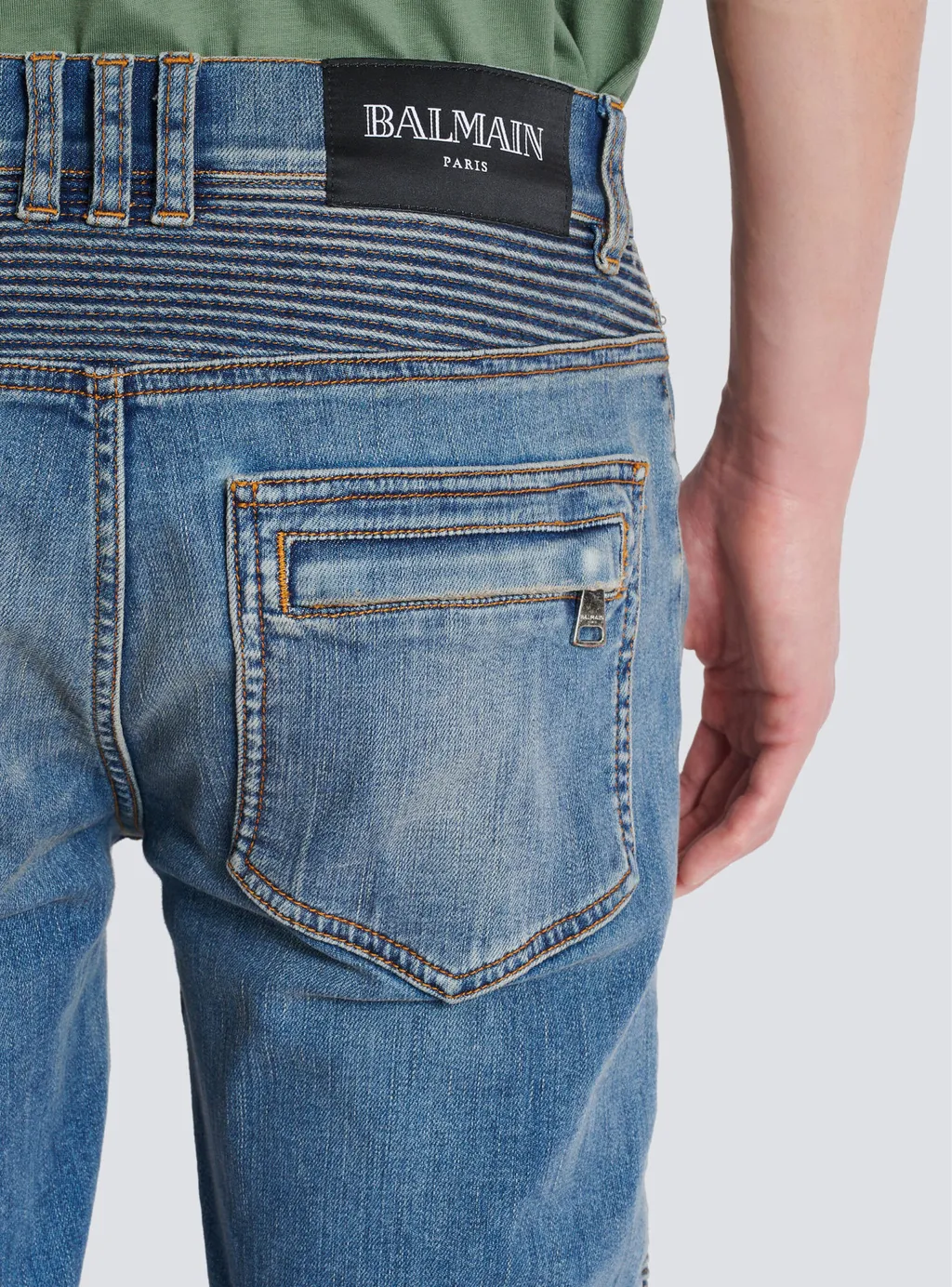 Slim-Fit Biker Jeans