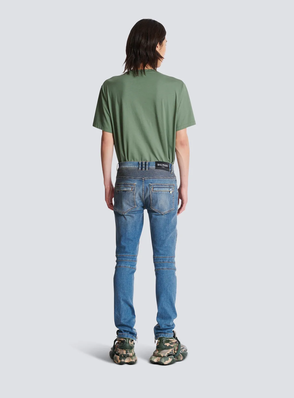 Slim-Fit Biker Jeans