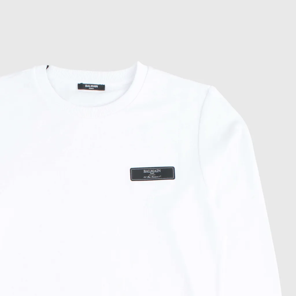 Logo Patch Crewneck Sweatshirt