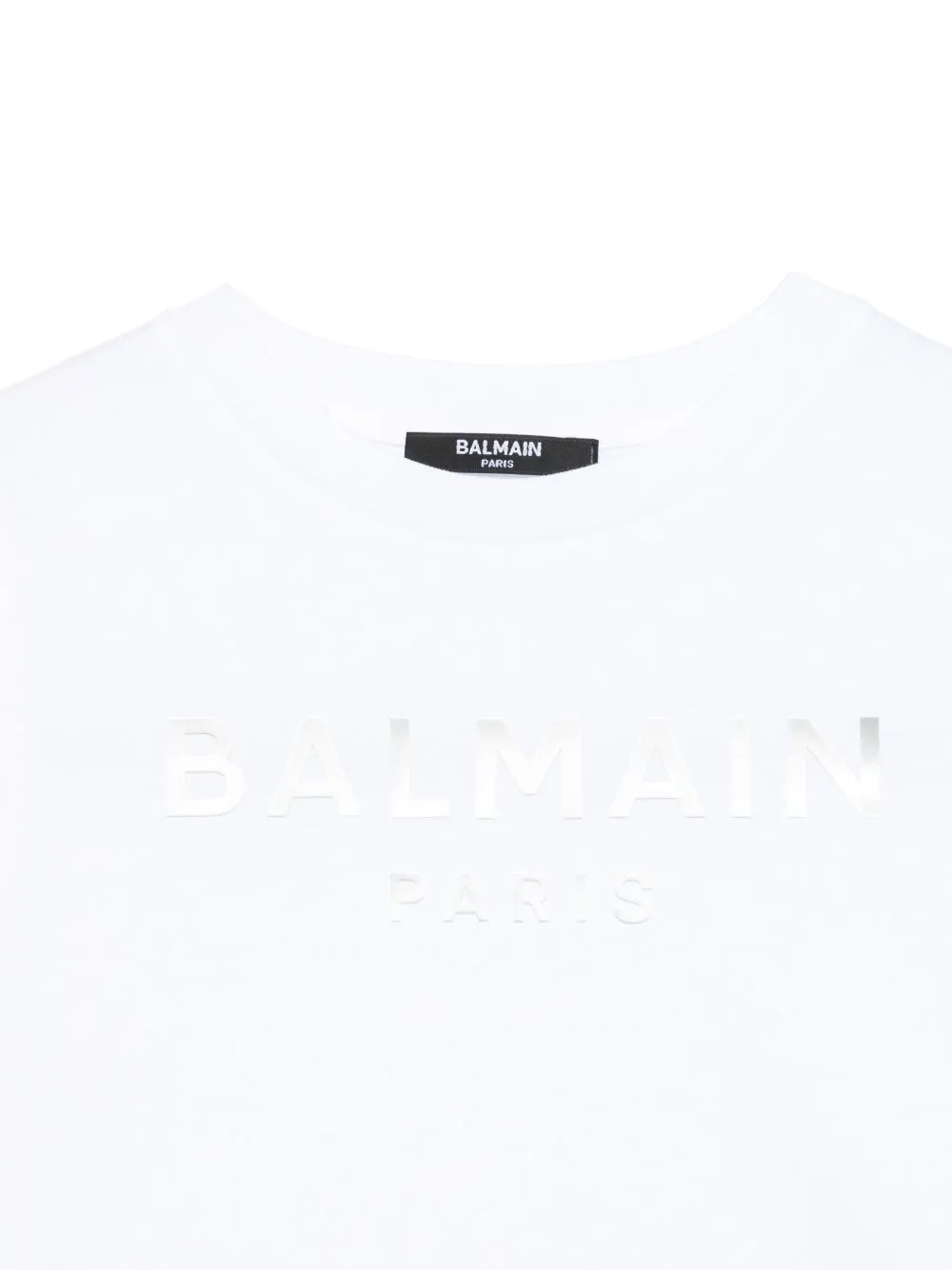 Rubberised Logo Crewneck Sleeveless Tank Top