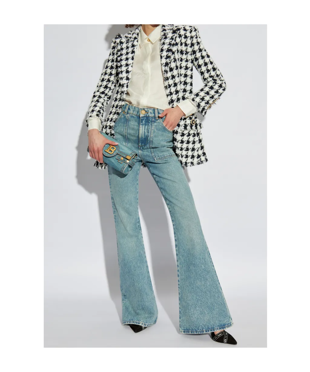 Single Breasted Tweed Blazer