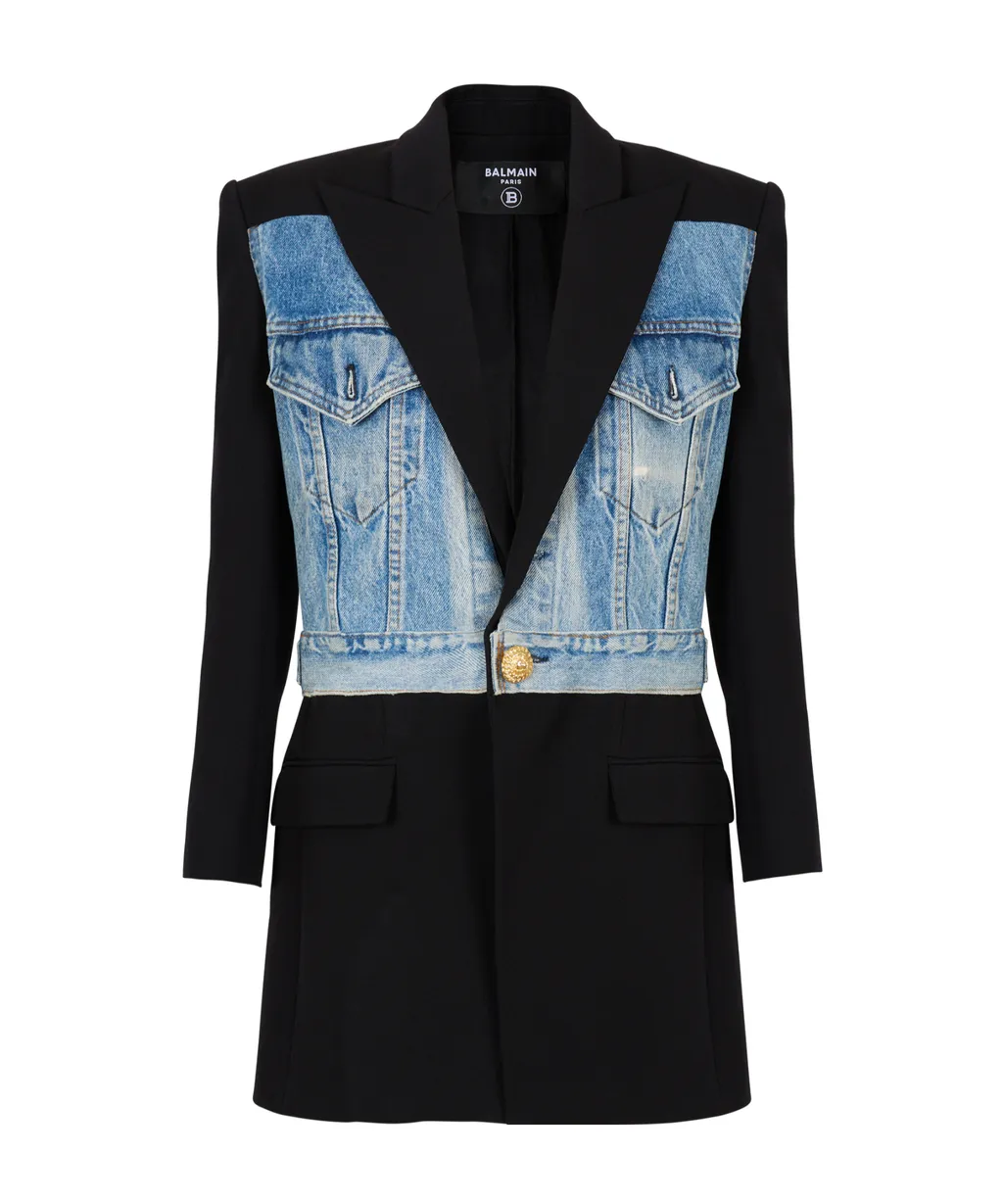 1-Button Panelled Jacket