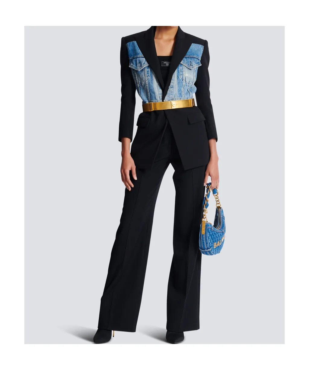 1-Button Panelled Jacket