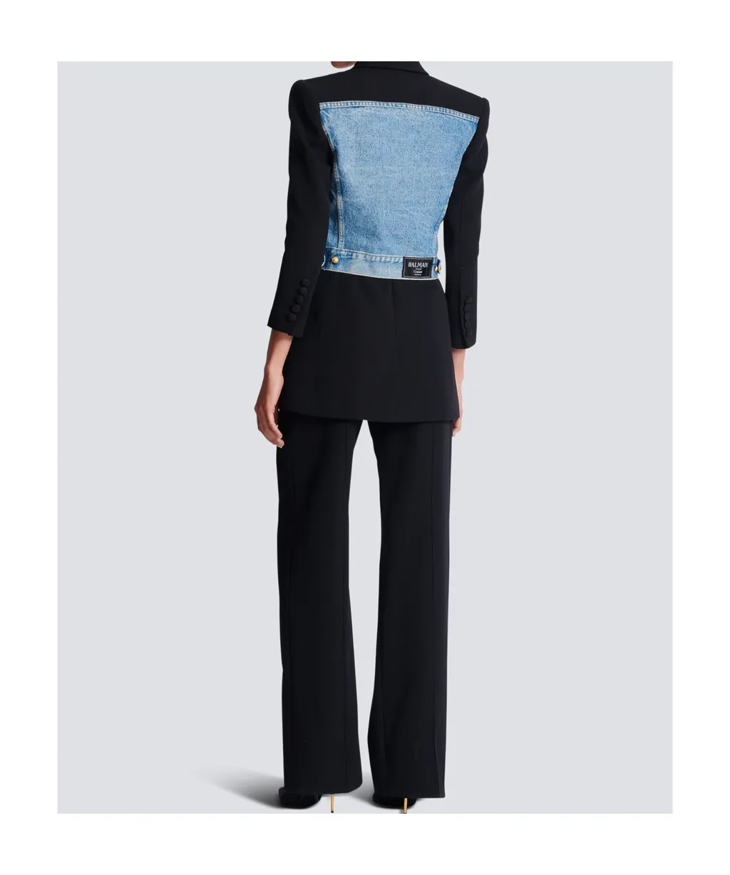 1-Button Panelled Jacket